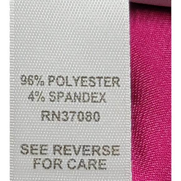 Cato Pink Black Plaid Snap Front Closure Top 14W 16W Plus Lightweight Soft Flowy - Picture 4 of 6